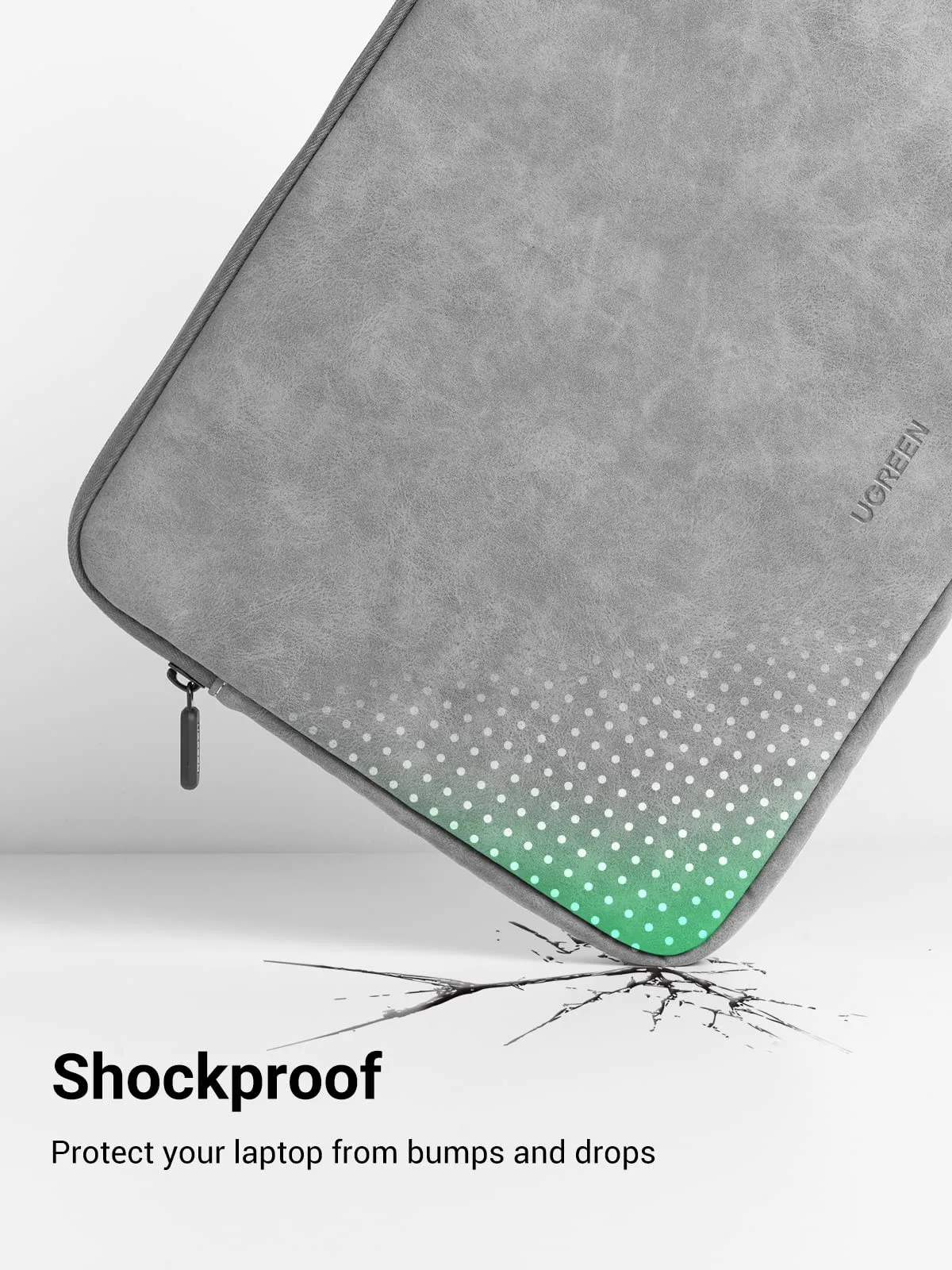 UGREEN 13-14 Inch Laptop Sleeve, Shockproof & Water Resistant Laptop Case