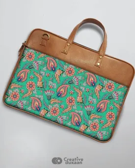 Vibrant Indian - The Vegan Leather Laptop Bag