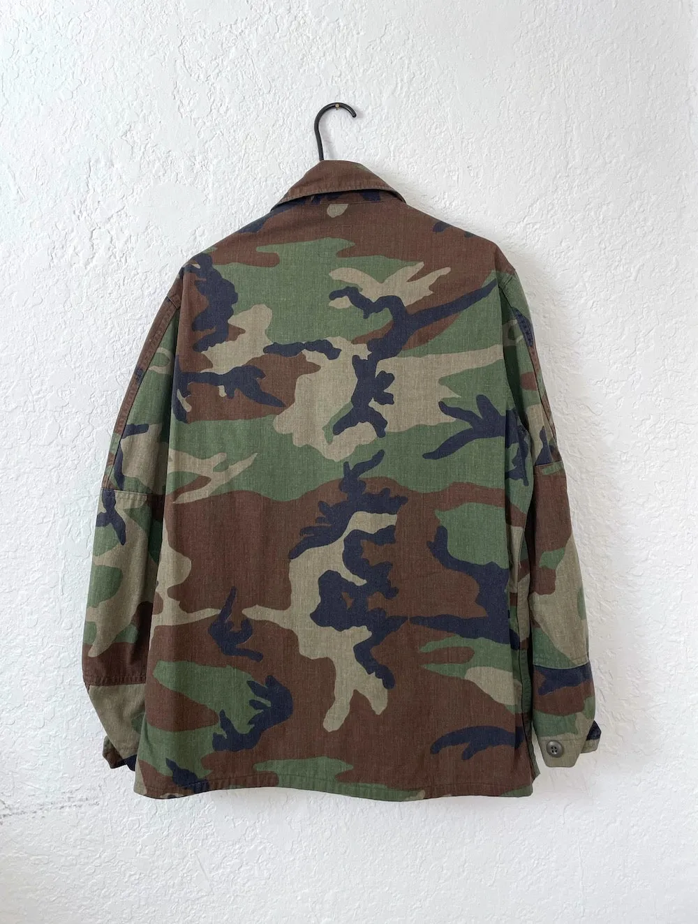 Vintage Camouflage Print Army Jacket - Size Small