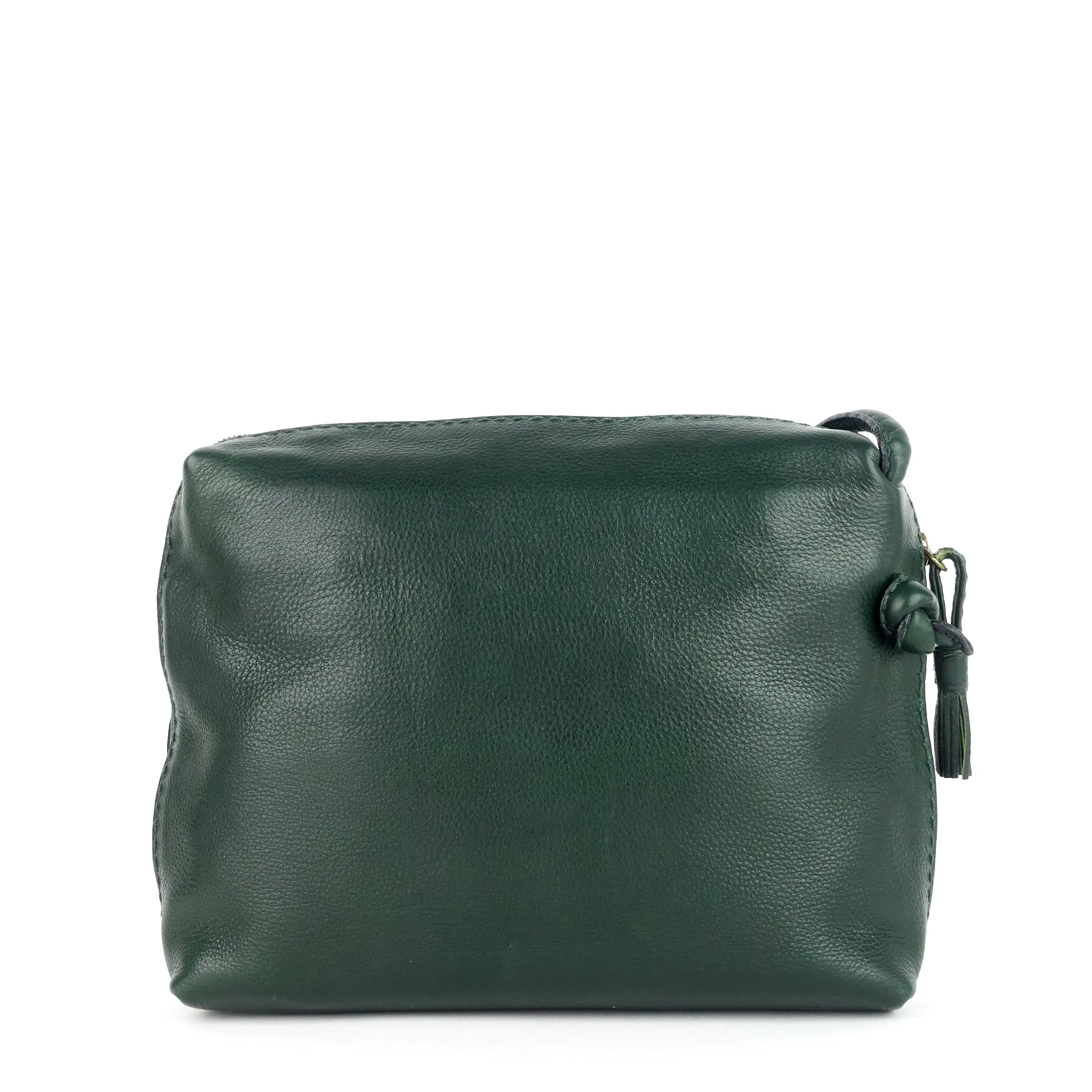 Vintage Cervo Leather Crossbody Bag