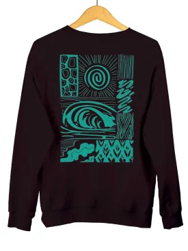 Wander | Back Printed Unisex Sweatshirt