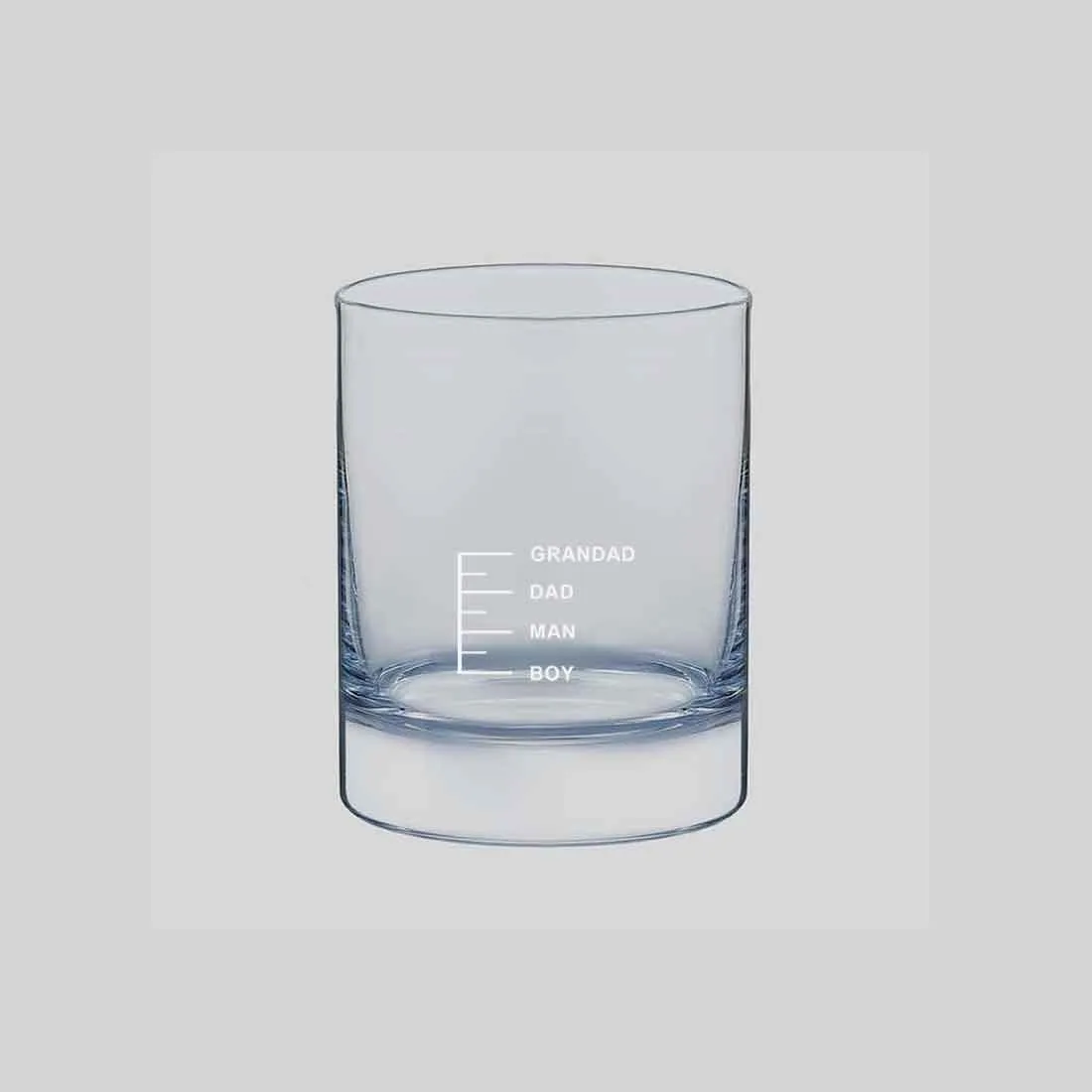 Whiskey Glass with Peg Measurement-Gifts for Dad