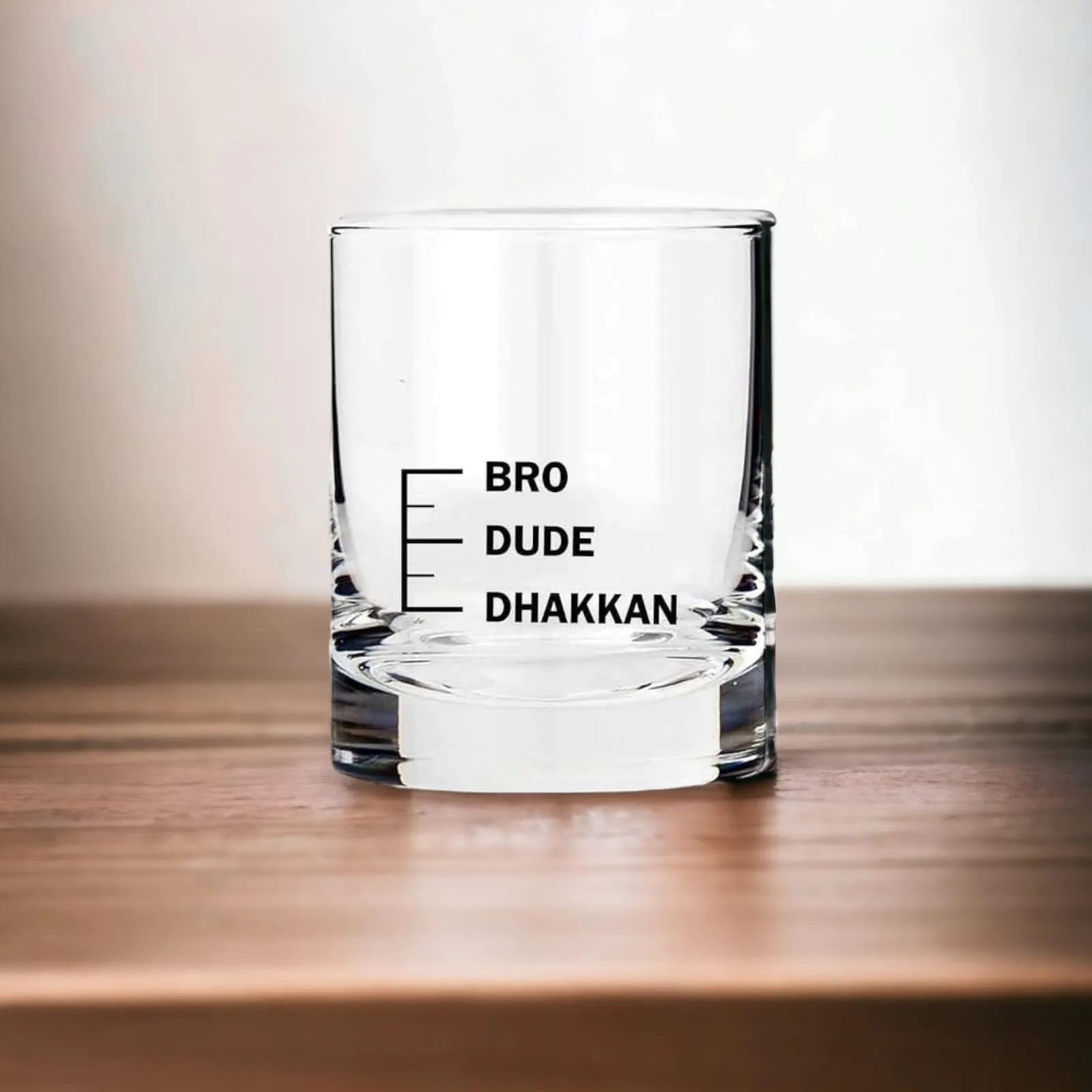 Whiskey Glasses Liquor Glass-  Anniversary Birthday Gift Funny Gifts for Husband Bf - DHAKKAN DUDE BRO